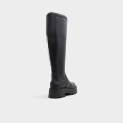 Aldo Carelden Black Women's Tall Boots - Knee-high boot, Lug sole Black