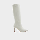 Aldo Laroche-wc White/Bone Women's Tall Boots - Knee-high boot, Stiletto heel White/Bone