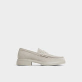 Aldo Tucker Light Grey Men's Dress Shoes - Loafer Light Grey