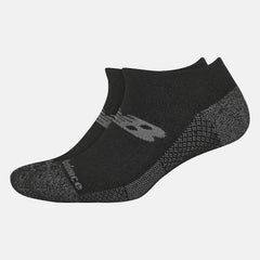 Black Cooling Cushion Performance No Show Socks 2 Pair / New Balance Women|Men