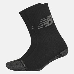 Black Cooling Cushion Performance Crew Socks 2 Pair / New Balance Women|Men