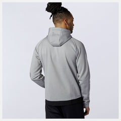 Athletic Grey Tenacity Fleece Full Zip Hoodie / New Balance Men