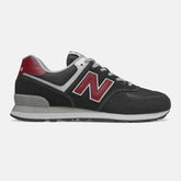 Black/NB Scarlet 574 / New Balance Men