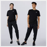 Black NB Essentials Embroidered Pant / New Balance Women|Men