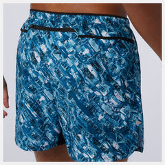 Rogue Wave NYC Marathon Printed Impact Run 5 Inch Short / New Balance Men