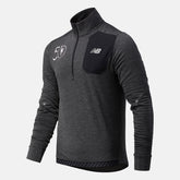 Heather Charcoal NYC Marathon Impact Run Grid Back Half Zip / New Balance Men