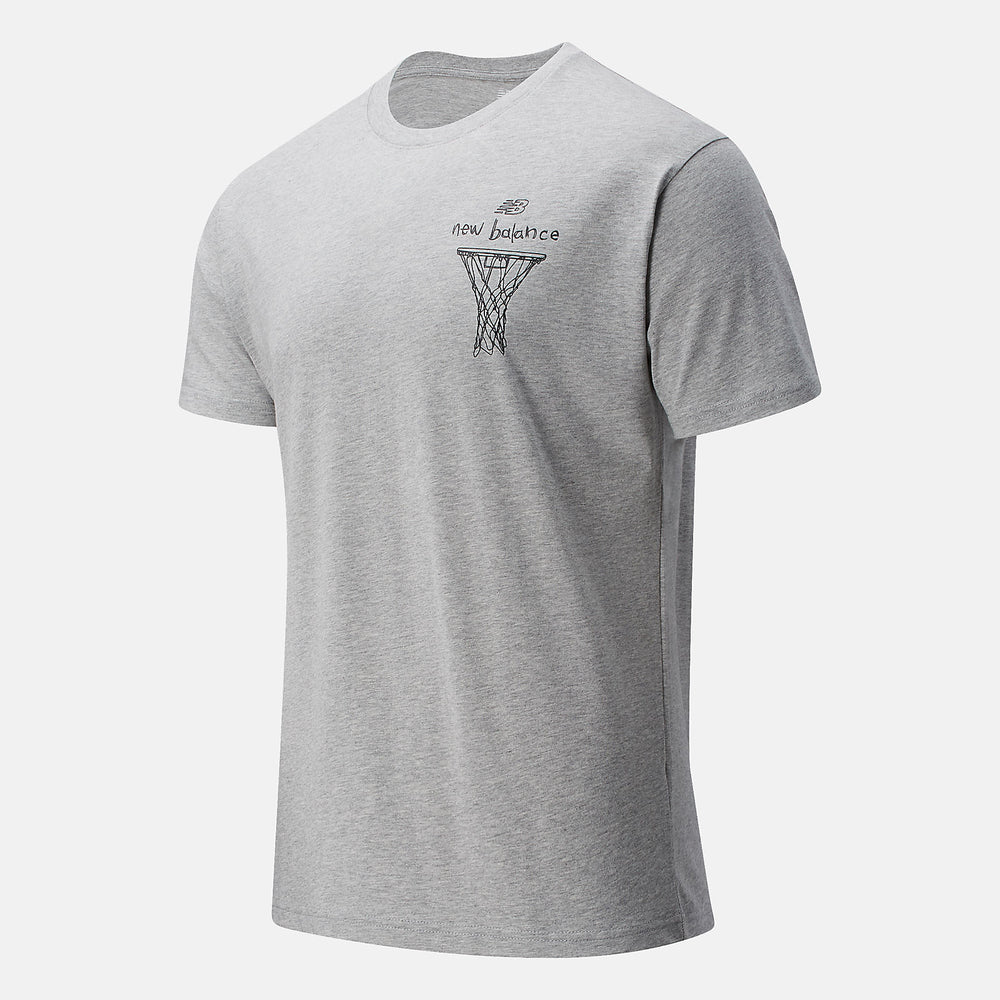 Athletic Grey NB Swish Tee / New Balance Men