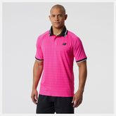 Pink Glo Tournament Polo / New Balance Men