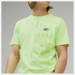 Bleached Lime Glo NB Essentials NBX Graphic Tee 2 / New Balance Men