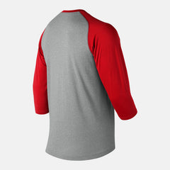 Team Red Inline 3/4 Baseball Raglan Top / New Balance Men