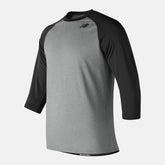 Team Black 3/4 Baseball Raglan Top / New Balance Men