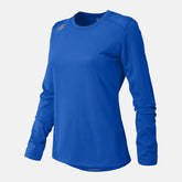 Team Royal NB Long Sleeve Tech Tee / New Balance Women