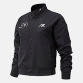 Black NYC Marathon Essentials Core Bomber Jacket / New Balance Women