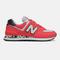 Vivid Coral/White 574 / New Balance Women