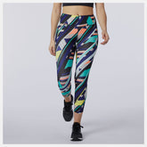 Multi Color Printed Impact Run Crop / New Balance Women