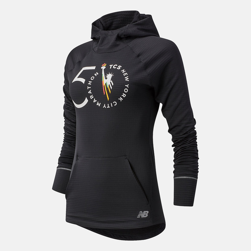 Black NYC Marathon NB Heat Grid Hoodie / New Balance Women