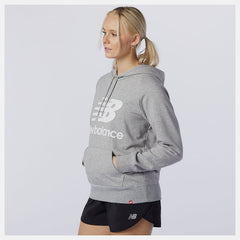 Athletic Grey NB Essentials Pullover Hoodie / New Balance Women