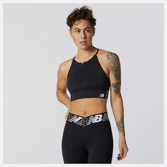 Black Relentless Crop Top / New Balance Women