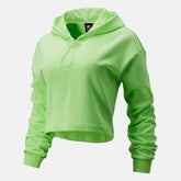Bleached Lime Glo NB Essentials NBX Hoodie / New Balance Women