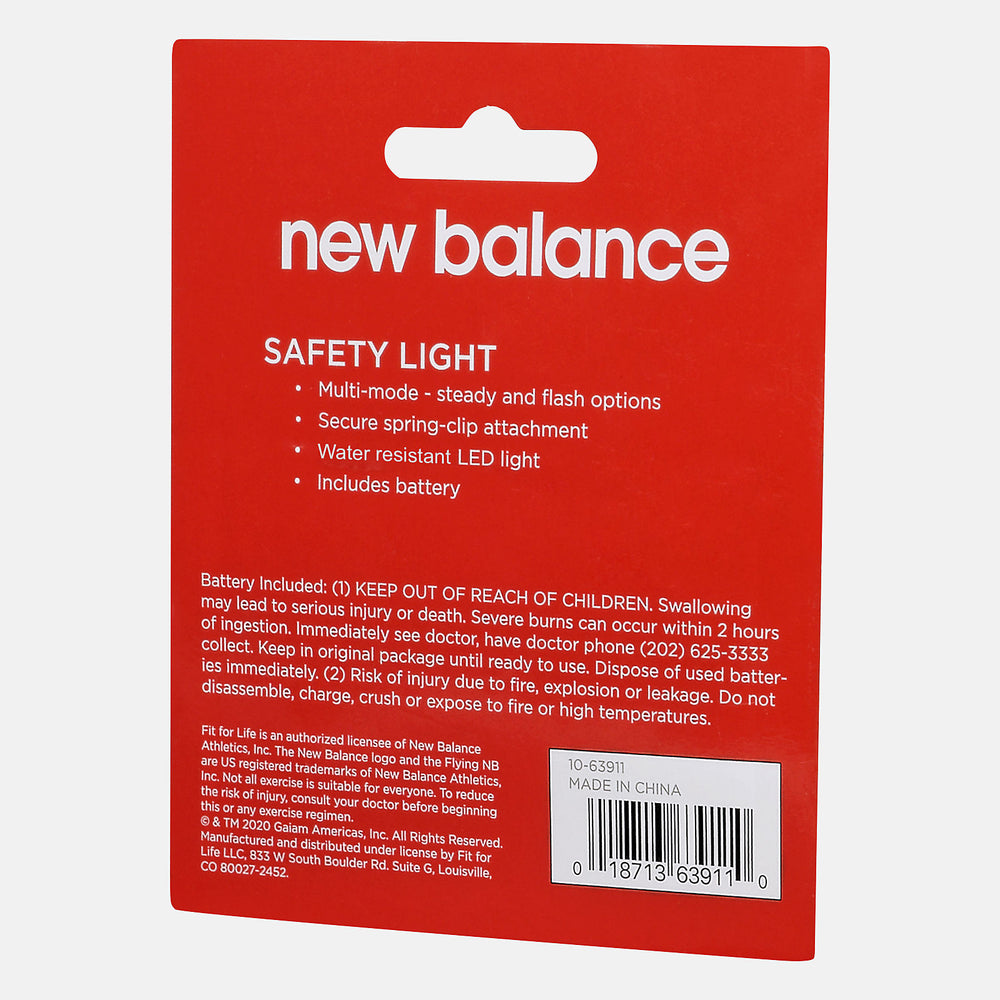 Red Safety Light / New Balance Women|Men
