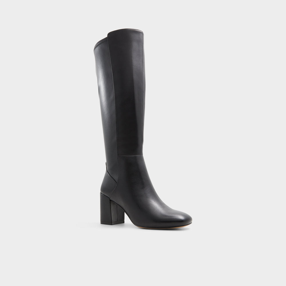 Aldo Satori-wc Black/Black Women's Tall Boots - Knee-high boot, Block heel Black/black