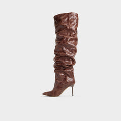 Aldo Daroba in Dark Brown - Over-the-knee boot, Stiletto heel Dark brown