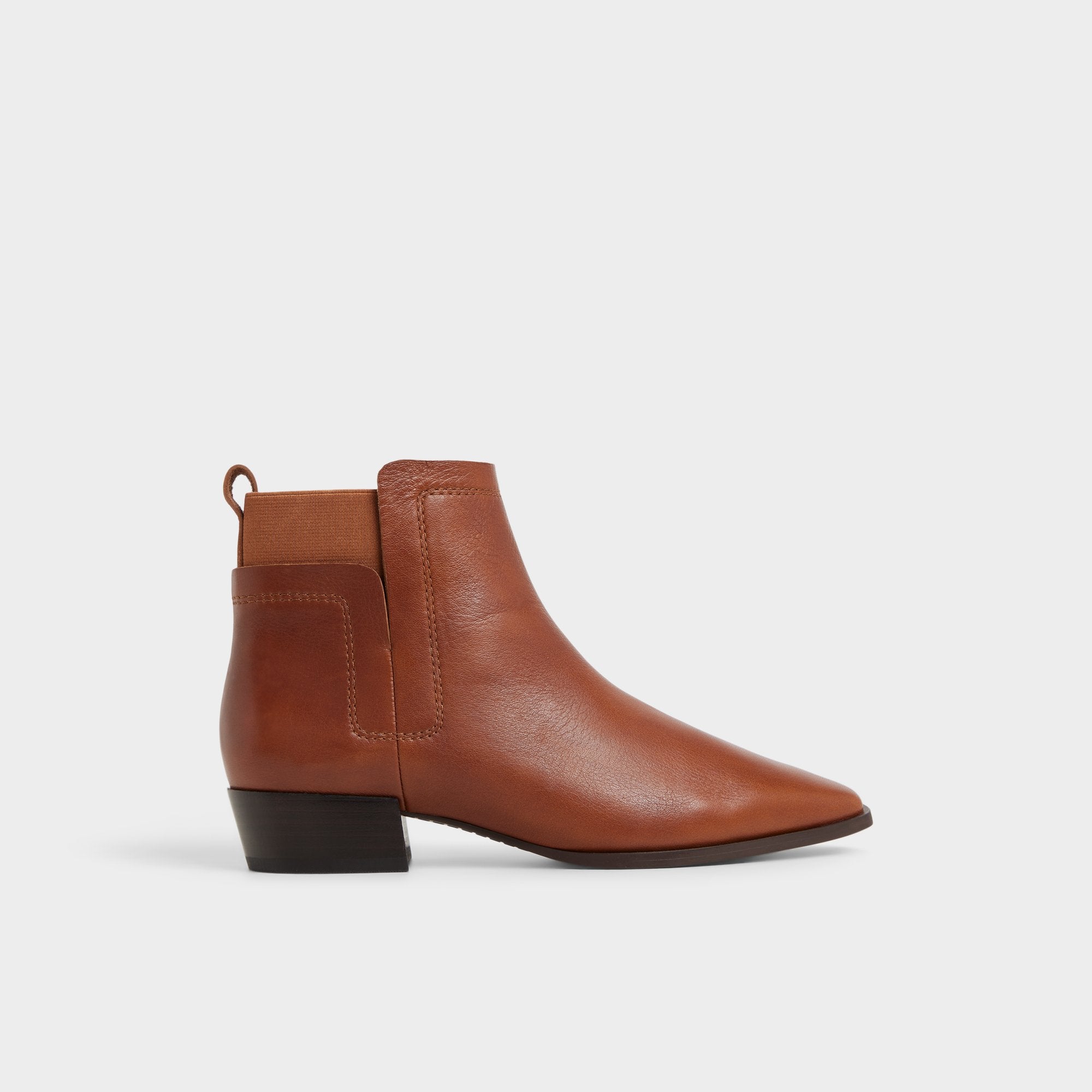 Aldo Raneldar in Medium Brown - Chelsea boot, Block heel Medium brown