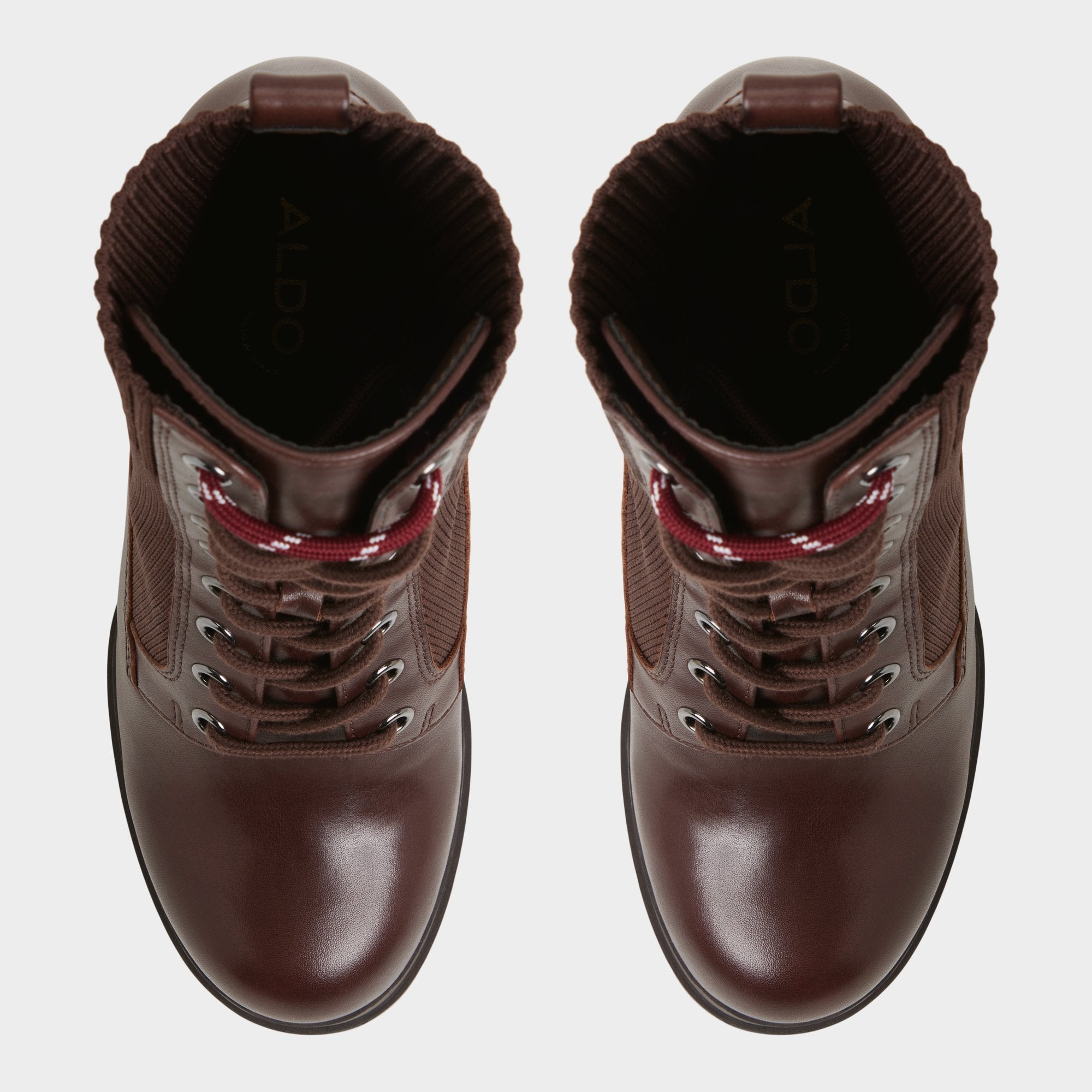 Aldo Rebellious in Other Brown - Combat ankle boot, Lug sole Other brown