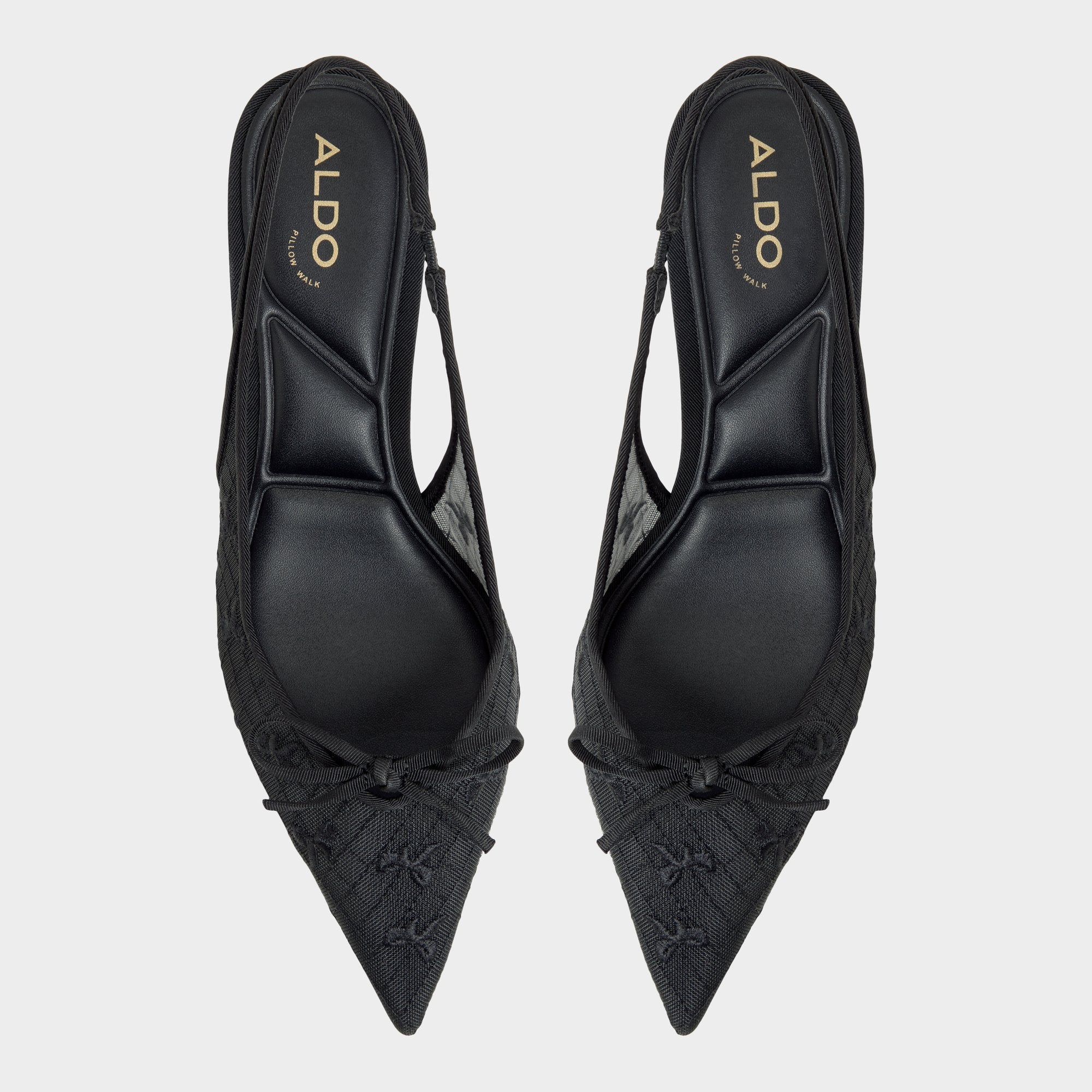 Aldo Azaro in Other Black 14151901 - Slingback heel, Kitten heel Other black