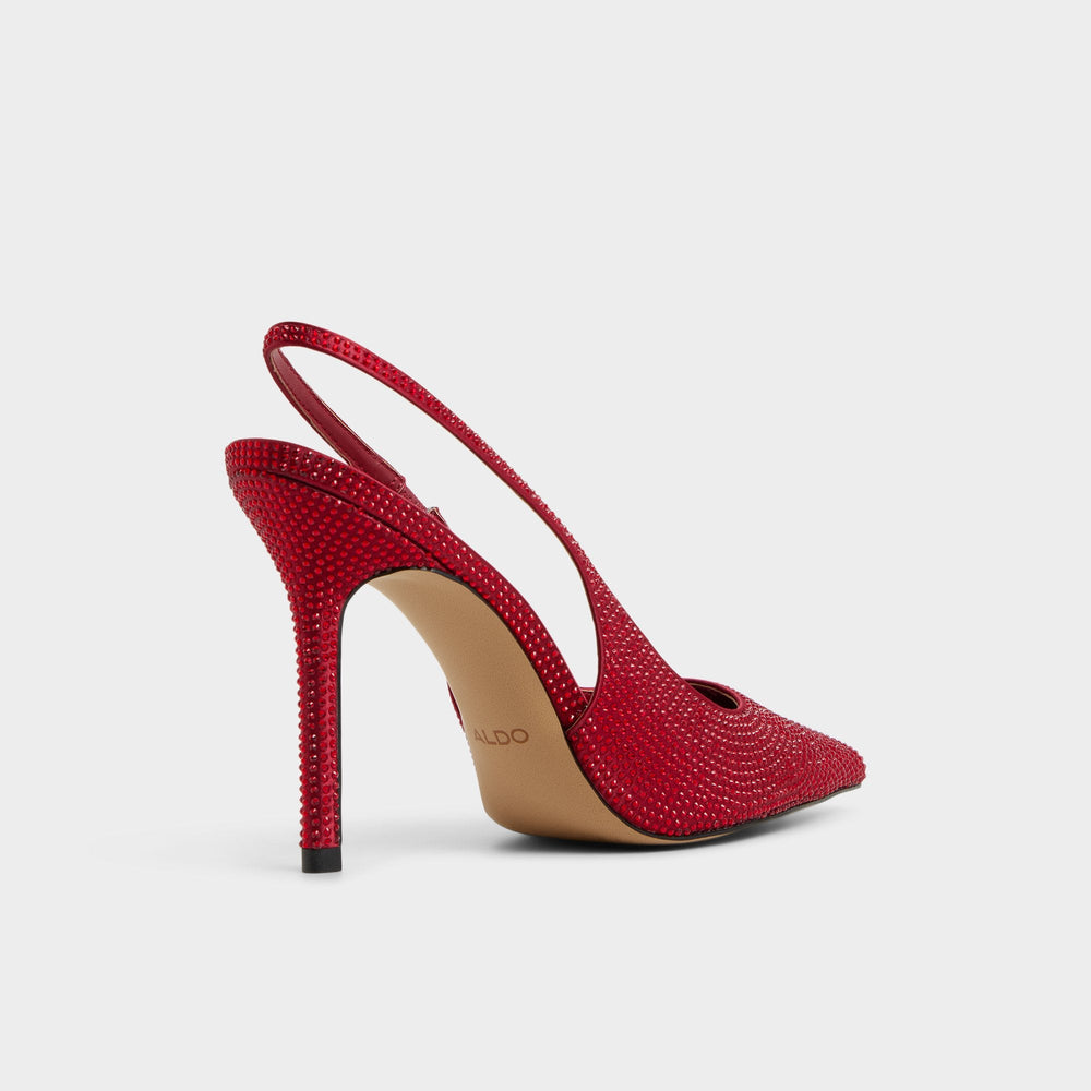 Aldo Lovebloom in Xt Dark Red - Slingback heel, Stiletto heel Dark red