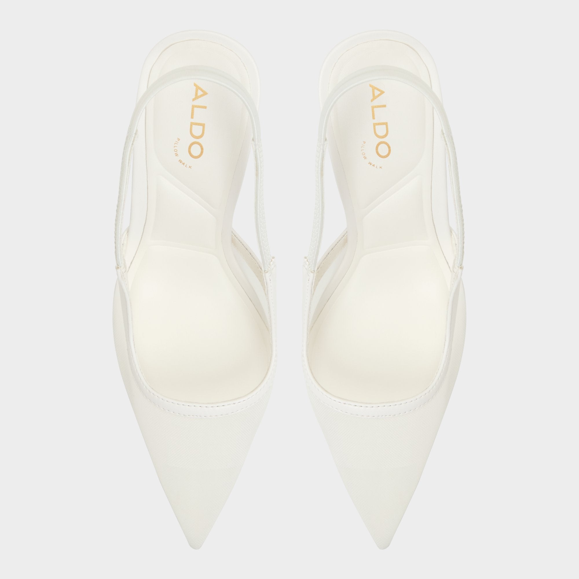 Aldo Evania White Women's Slingbacks - Slingback heel White