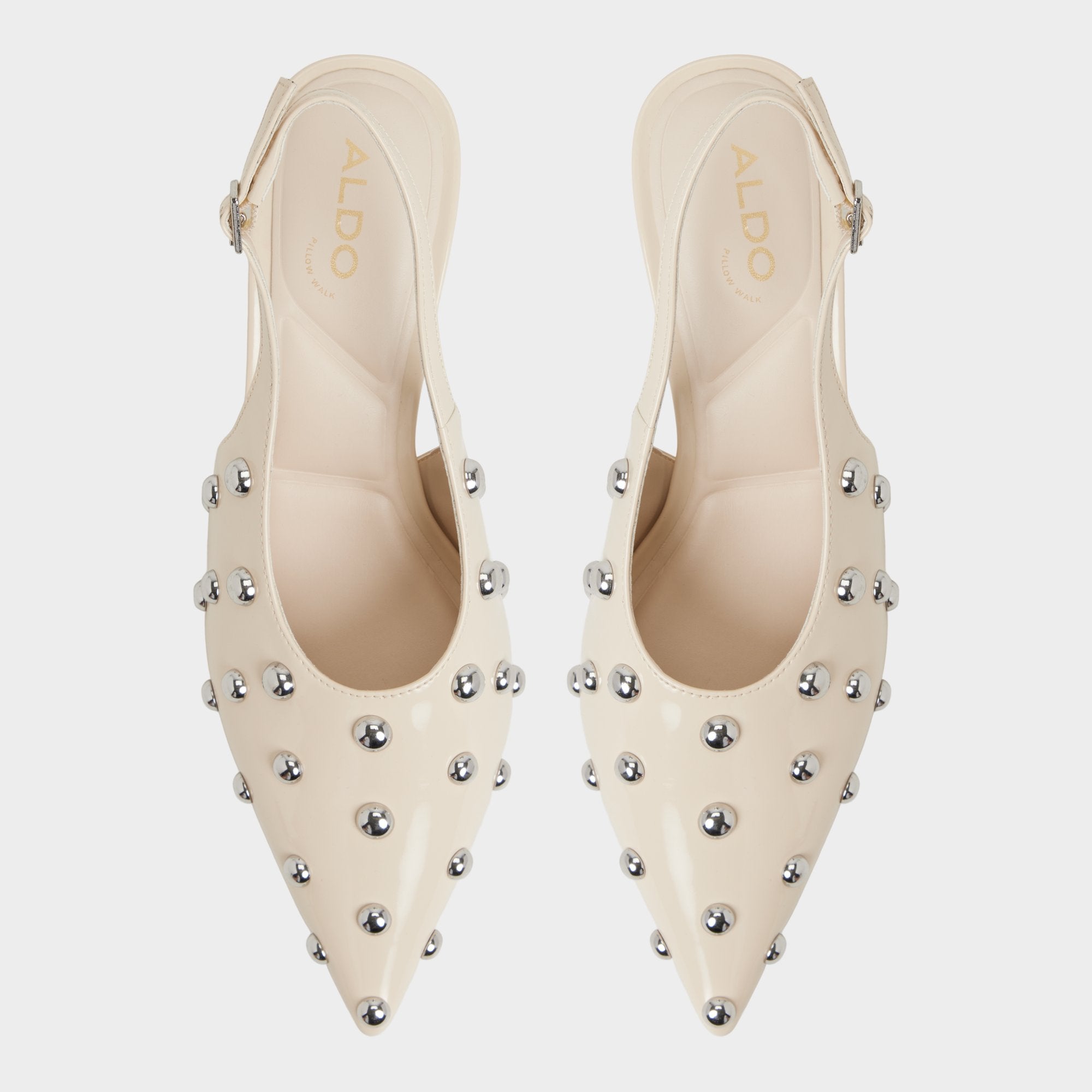 Aldo Naiarah in Cream 14118390 - Slingback heel, Stiletto heel Cream