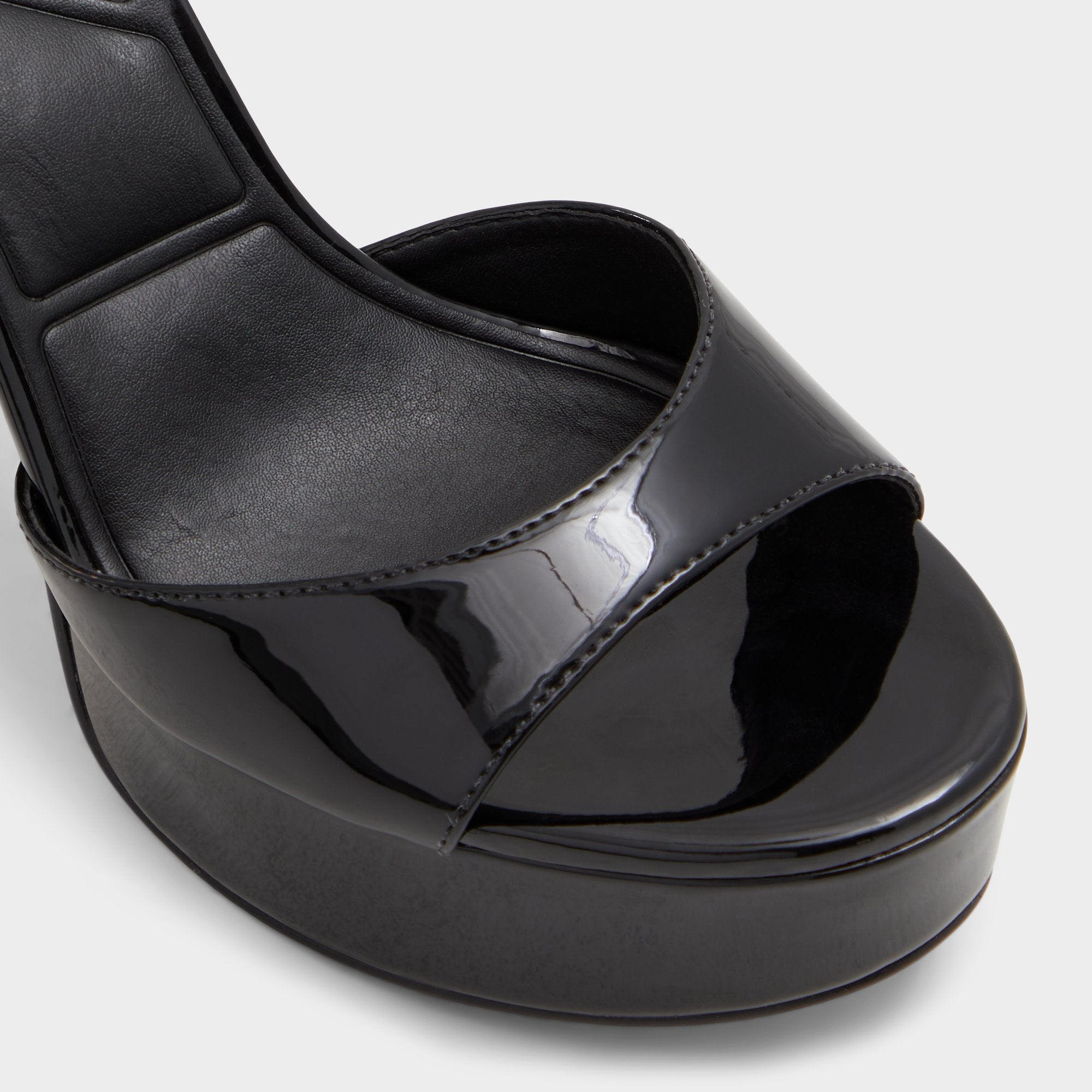 Aldo Valoria Black Women's Platform sandals - Strappy heeled sandal, Platform Black