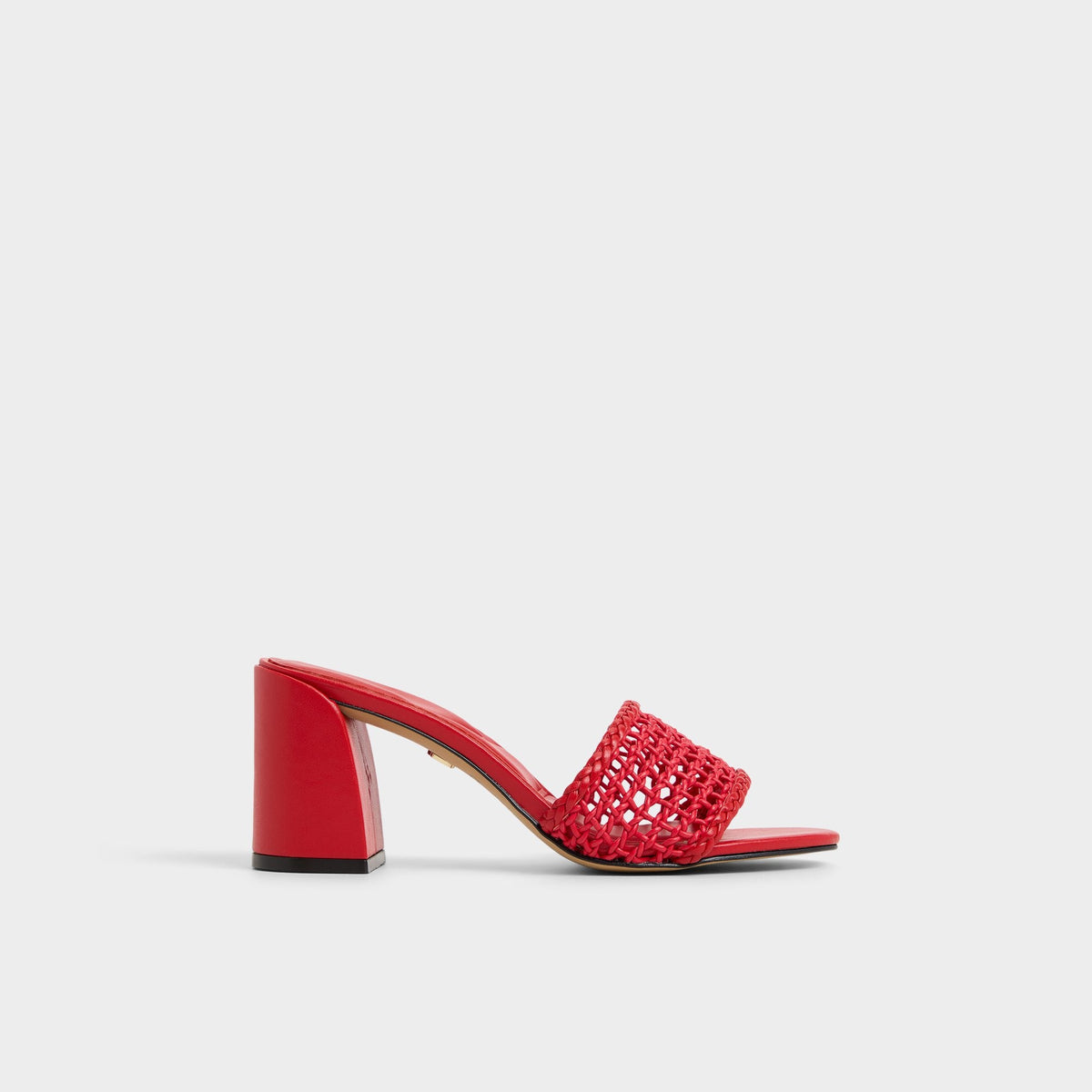 Aldo Beachdate Bright Red Women's Block heels - Heeled mule, Block heel Bright Red