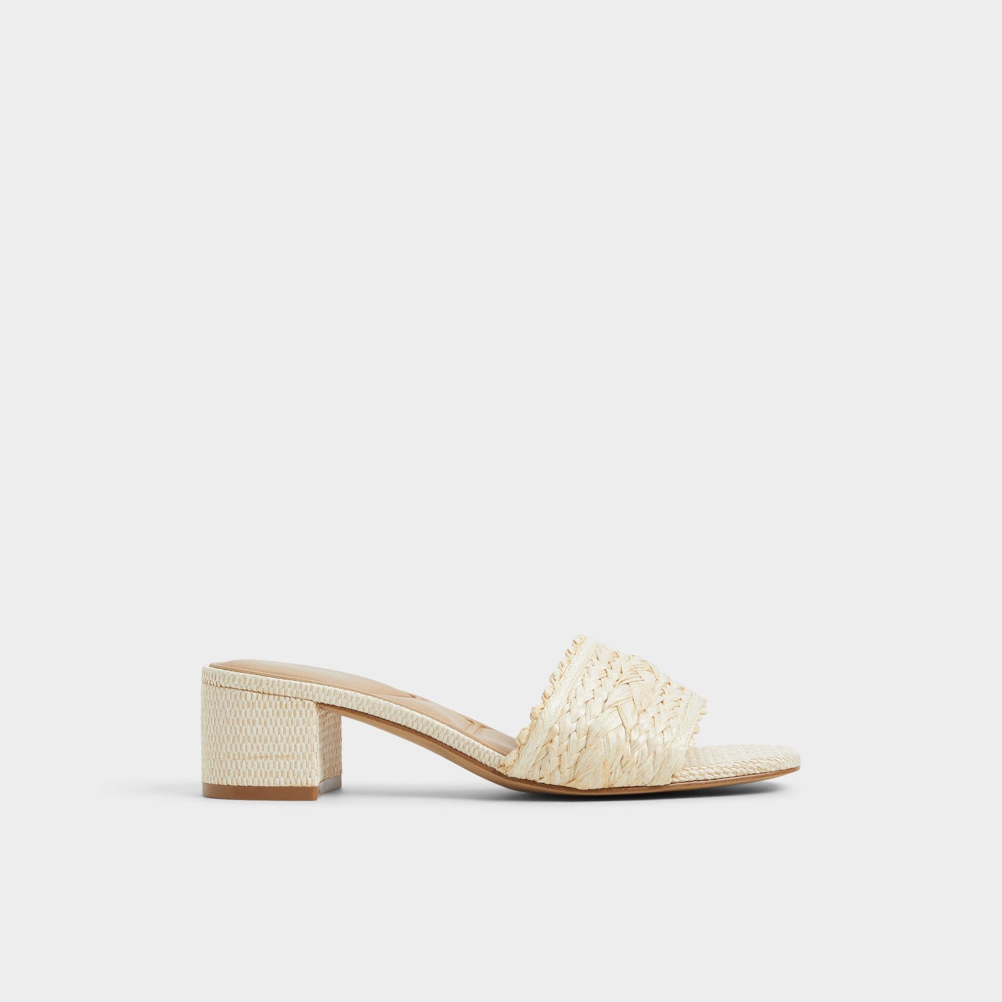 Aldo Claudina Natural Women's Block heels - Heeled mule, Block heel Natural