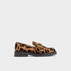 Aldo Kalya in Brown Multi - Loafer, Block heel Brown Multi