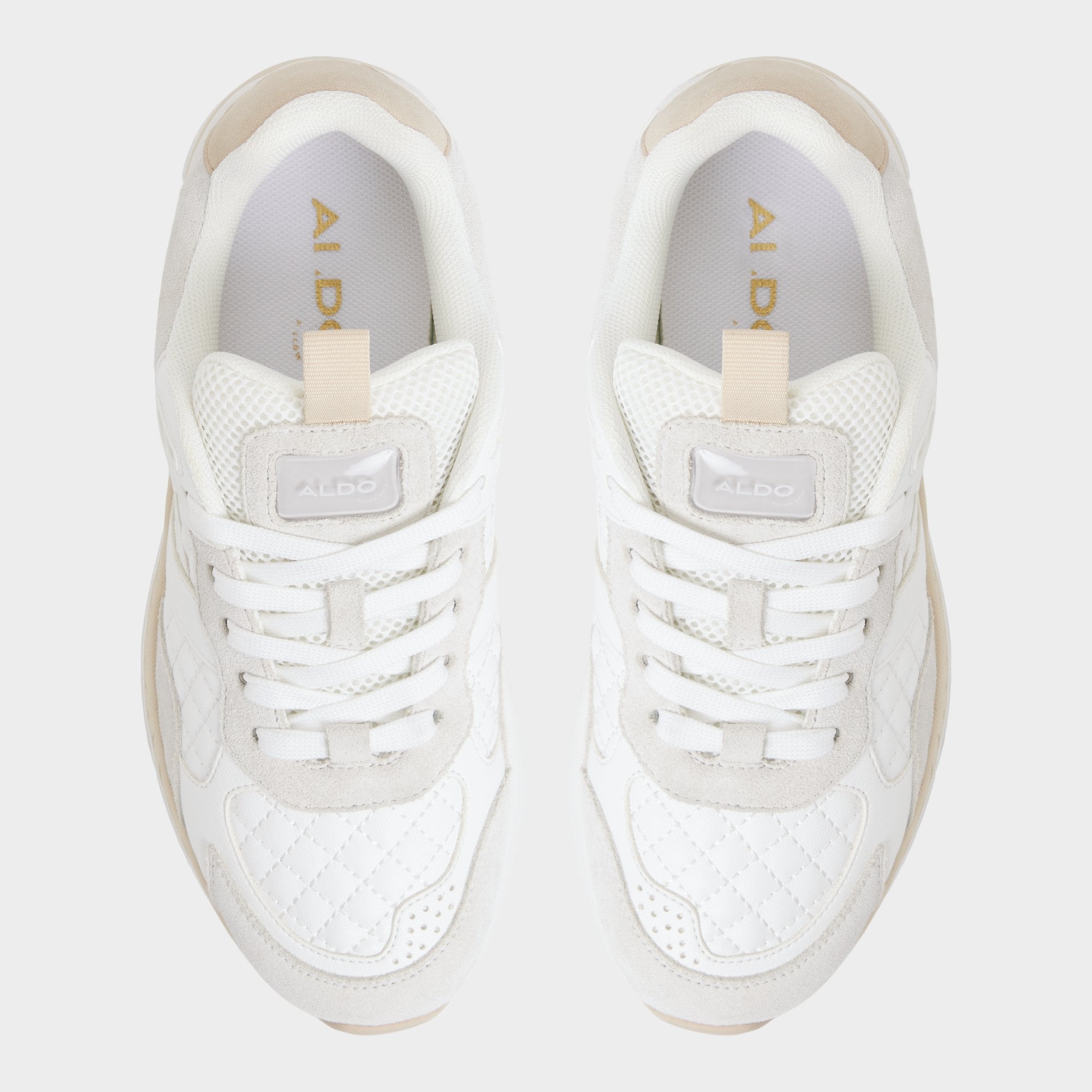 Aldo Pillowsnkr in L White - Jogger sneaker White