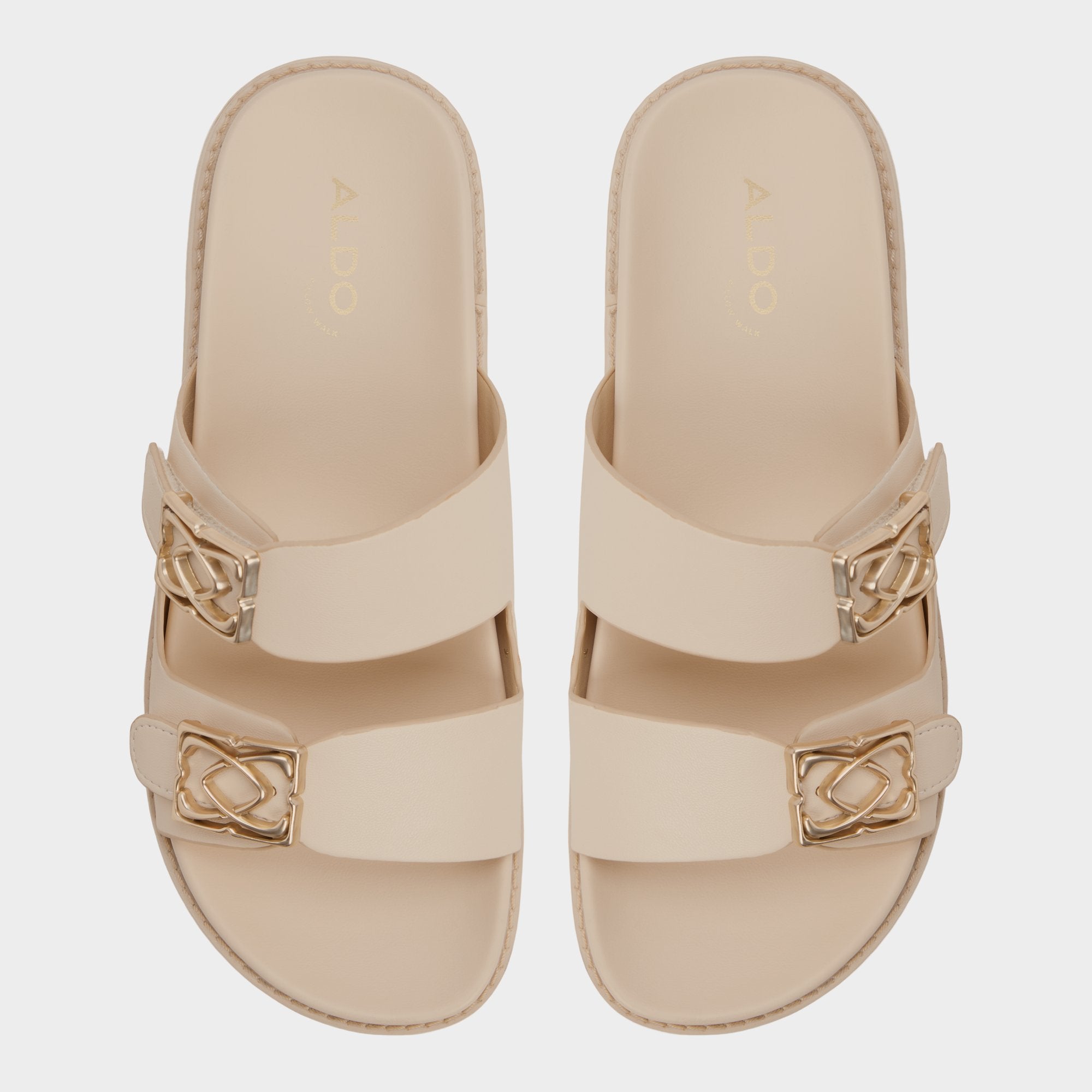 Aldo Mungos in Cream - Footbed sandal, Footbed sandal Cream