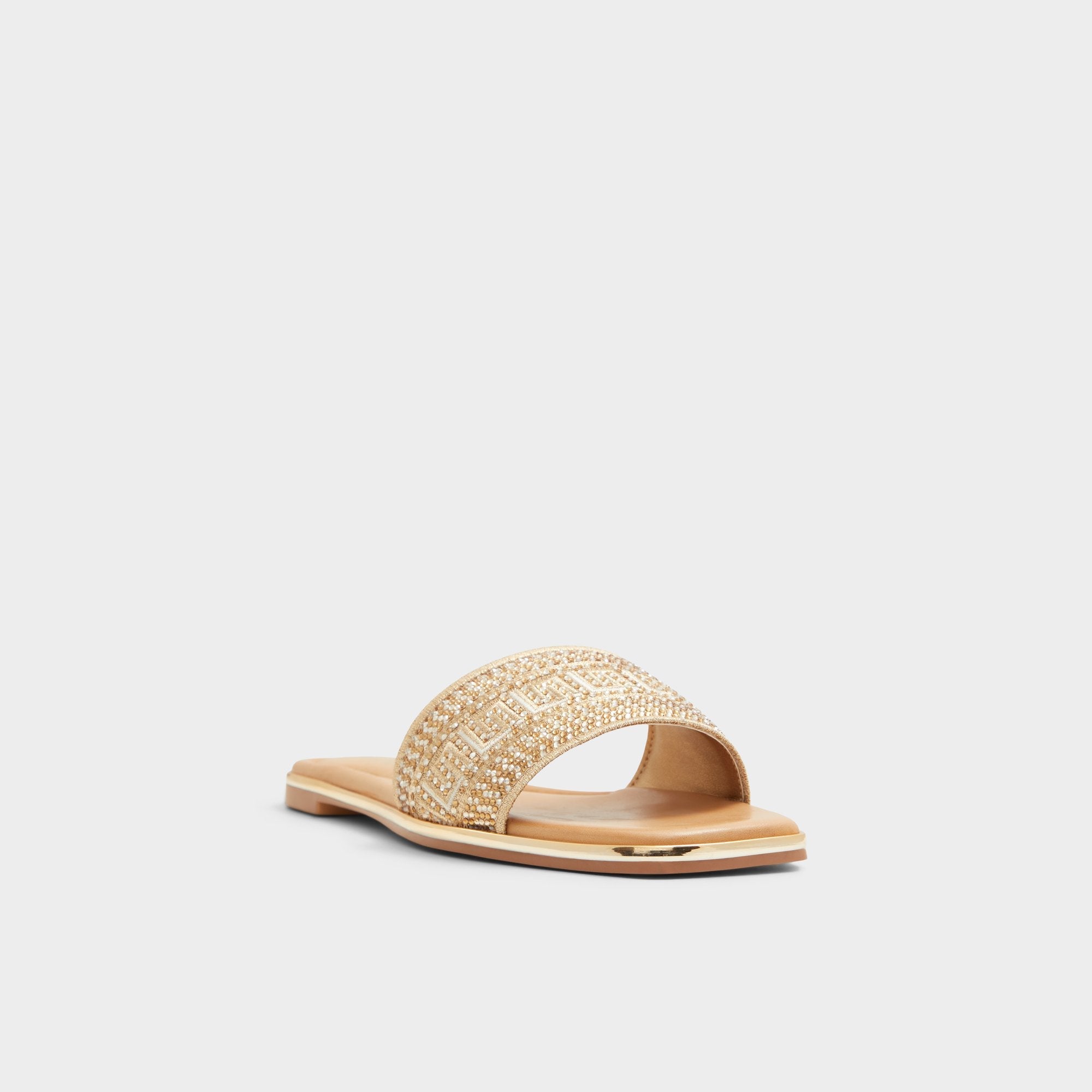 Aldo Oceania Gold Women's Flats - Slide sandal Gold