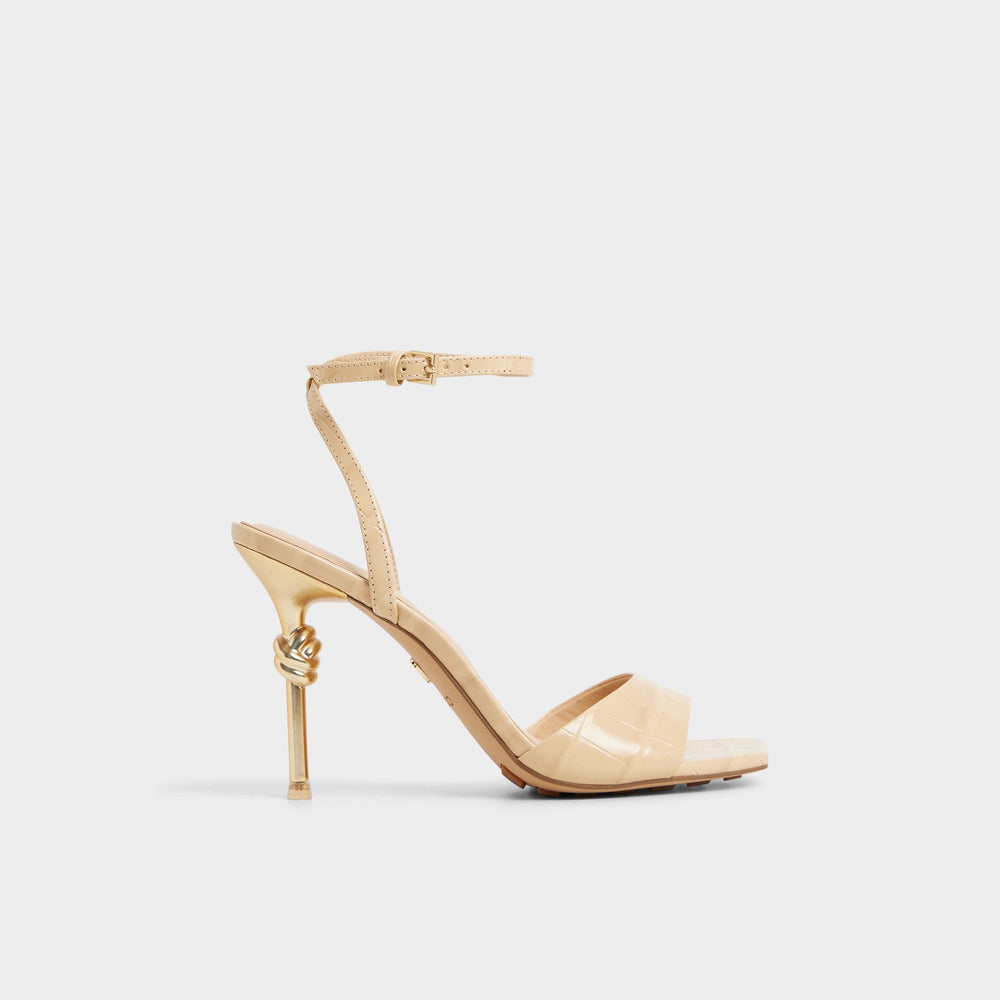 Aldo Harmonious in Medium Beige - Strappy heeled sandal Medium Beige