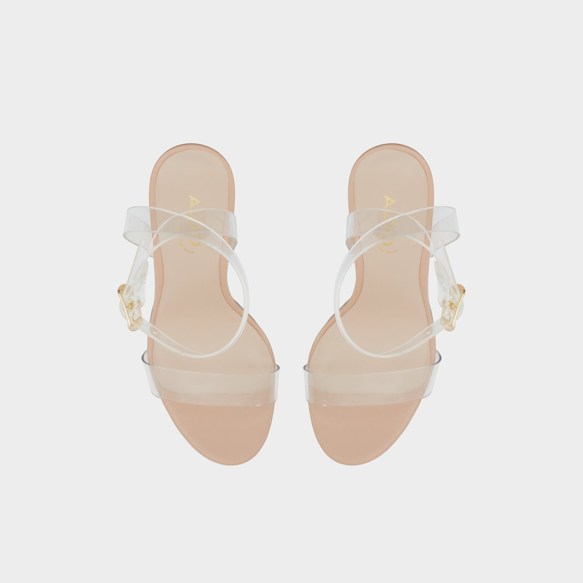 Aldo Aniwien Bone Women's Strappy sandals - Strappy heeled sandal, Block heel Bone