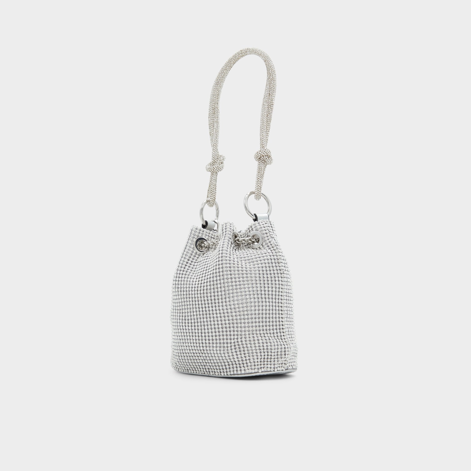 Aldo Marvelax Silver Women's Top Handle Bags - Bucket bag Silver