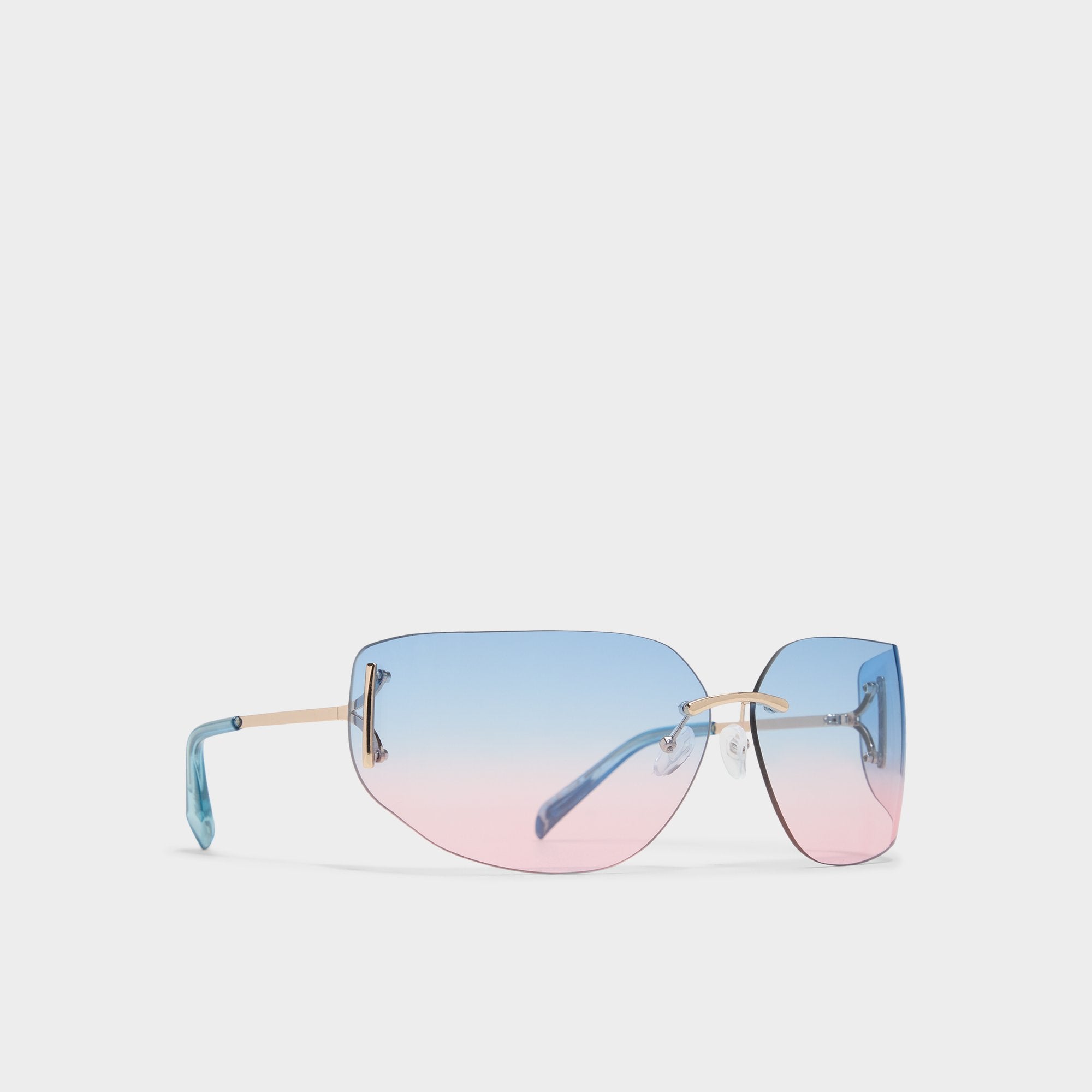 Aldo Pigowenx Light Blue Women's Square - Square sunglasses Light Blue