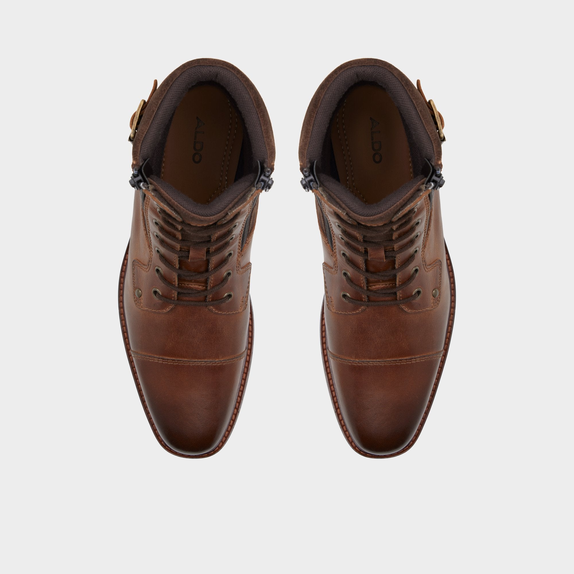 Aldo Constantine Dark Brown Men's Lace-up boots - Lace-up boot Dark brown