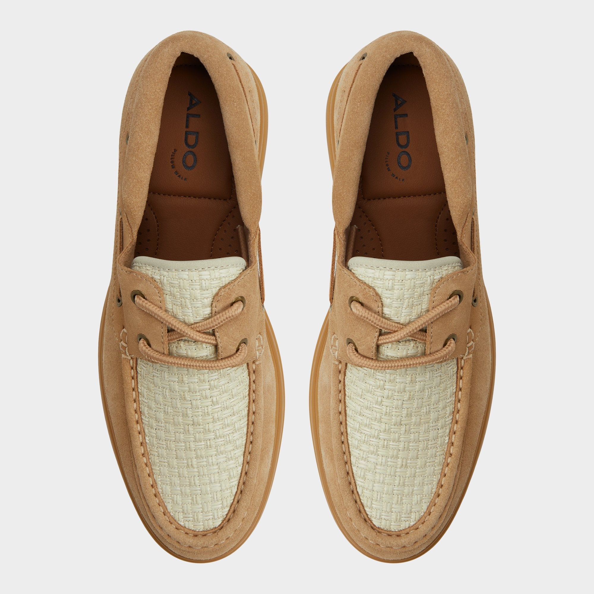 Aldo Seaexplorer Beige Men's Dress Shoes - Boat shoe Beige