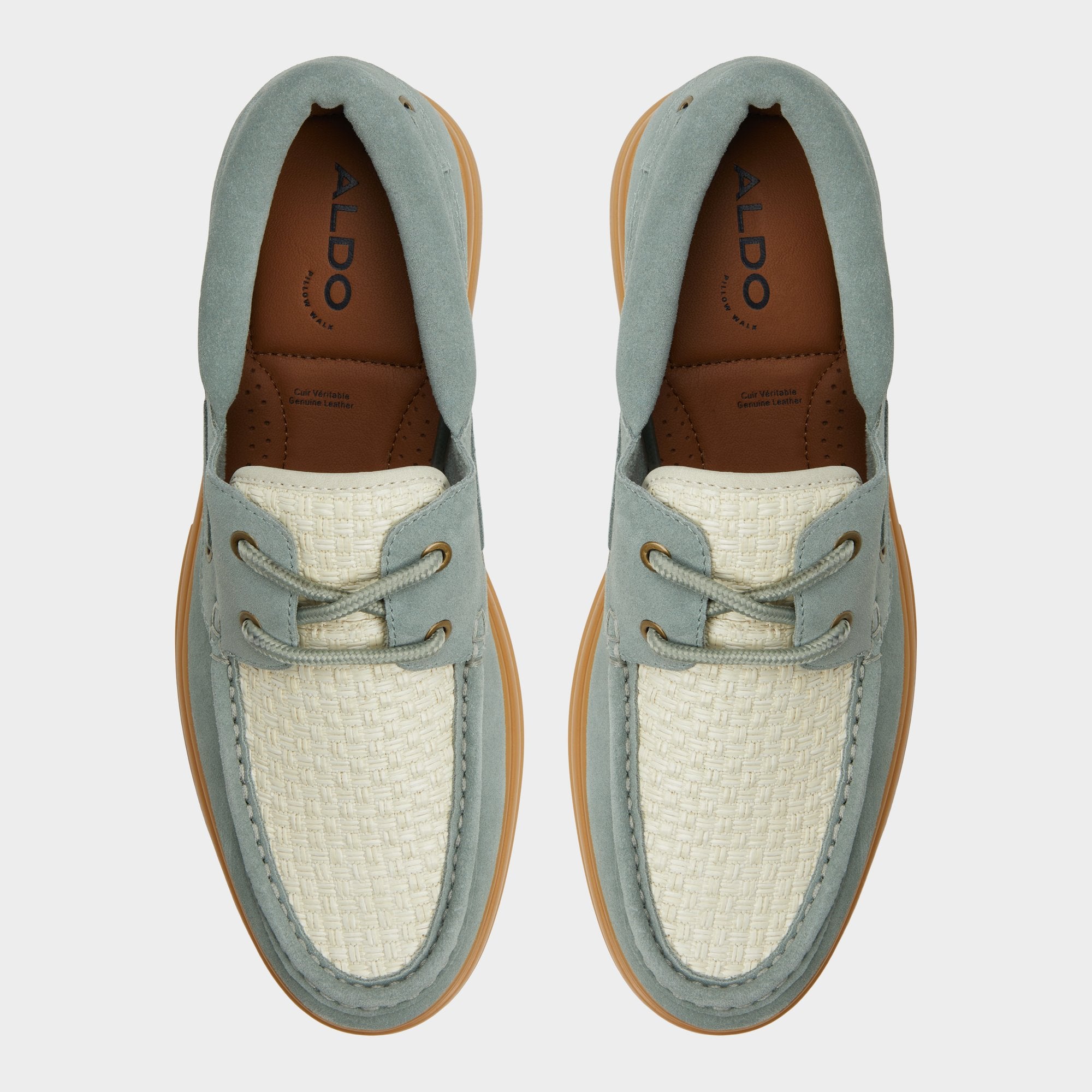 Aldo Seaexplorer Cognac Men's Dress Shoes - Boat shoe Sage