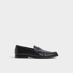 Aldo Speakeasy Open Black Men's Dress Shoes - Loafer Open Black