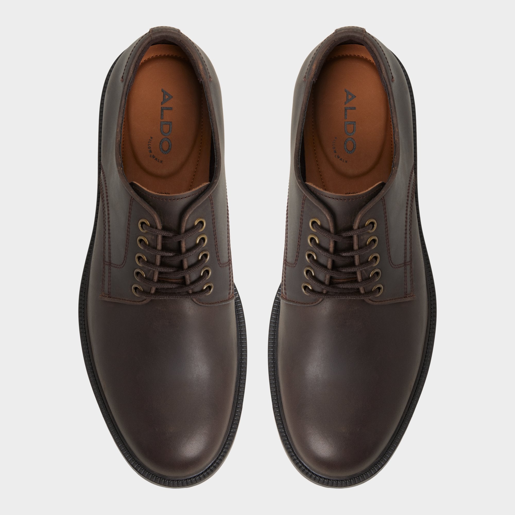 Aldo Geoff in Dark Brown - Derby shoe Dark brown