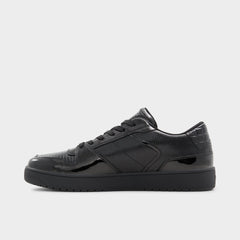 Aldo Zethan Black Synthetic Patent Men's Low top - Low top sneaker, Cup sole Black
