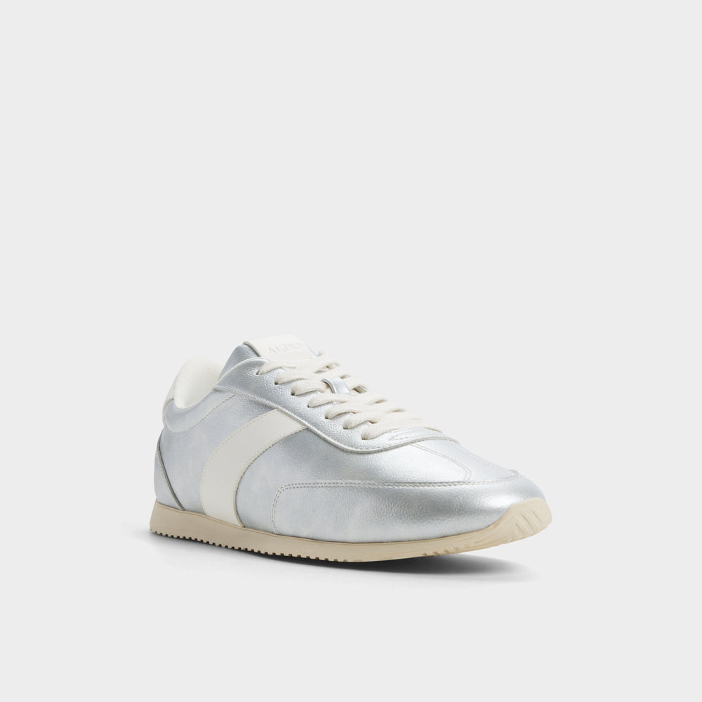 Aldo Nathaniell in Silver - Low top sneaker, Cup sole Silver